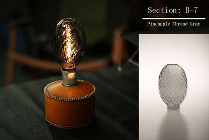 Outdoor Glass Camping Lantern Light