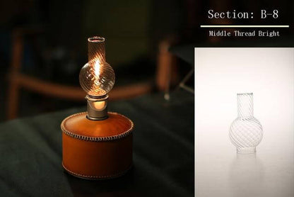 Outdoor Glass Camping Lantern Light