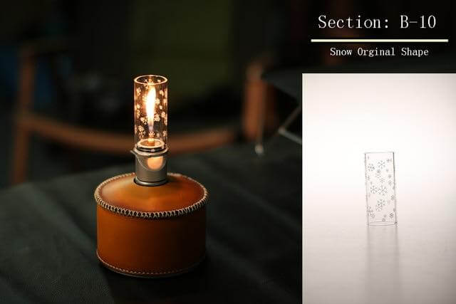 Outdoor Glass Camping Lantern Light