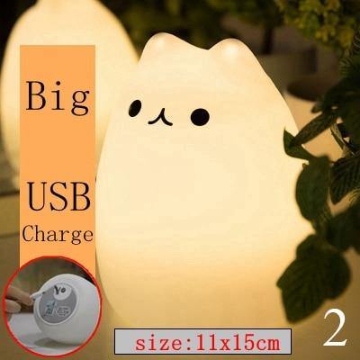 Fun LED Cat Nightlight Lamp