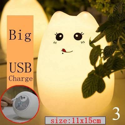 Fun LED Cat Nightlight Lamp