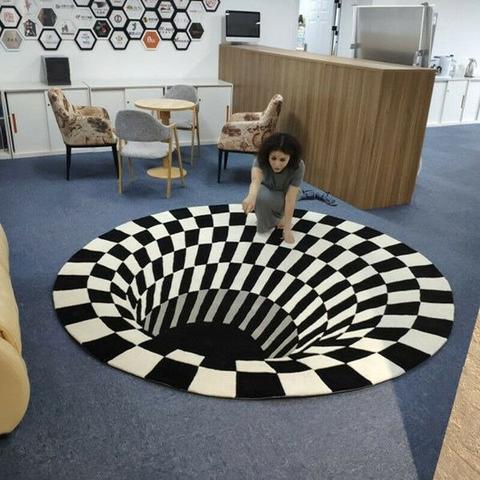 Stylish Optical Area Rug