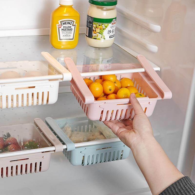 Space Saving Fridge Organizer Drawer