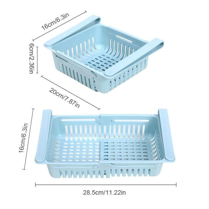 Space Saving Fridge Organizer Drawer