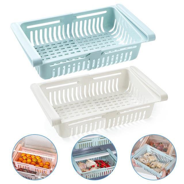 Space Saving Fridge Organizer Drawer