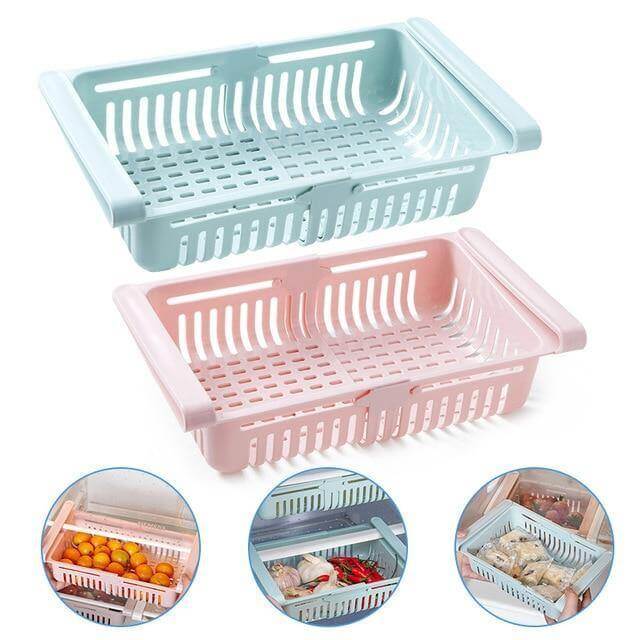 Space Saving Fridge Organizer Drawer