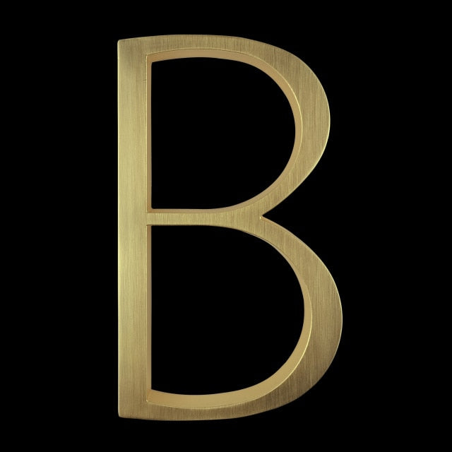Luxury Brass Home Address Numbers