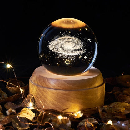 Colorful Cosmic LED Globe Lamp