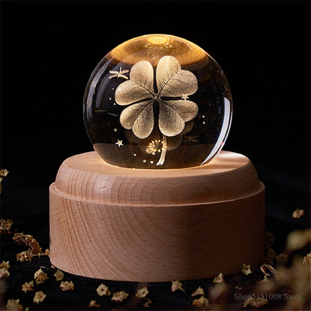 Colorful Cosmic LED Globe Lamp