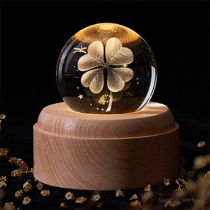 Colorful Cosmic LED Globe Lamp