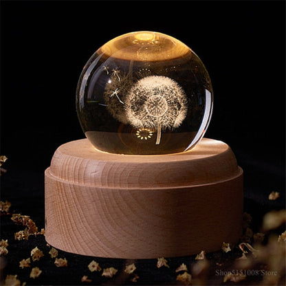 Colorful Cosmic LED Globe Lamp