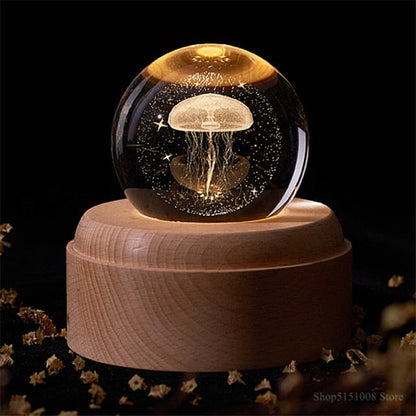Colorful Cosmic LED Globe Lamp