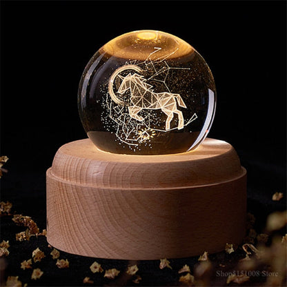 Colorful Cosmic LED Globe Lamp