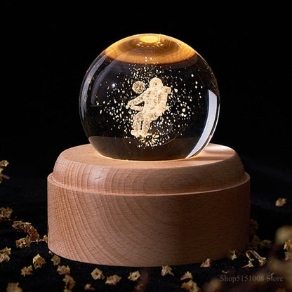 Colorful Cosmic LED Globe Lamp