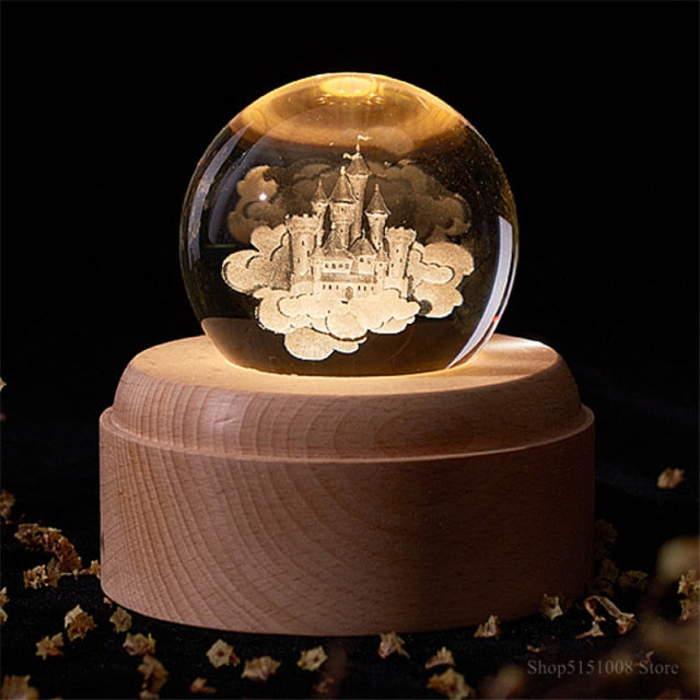 Colorful Cosmic LED Globe Lamp