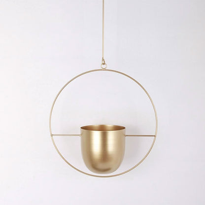 Decorative Metal Wall Planter Holder