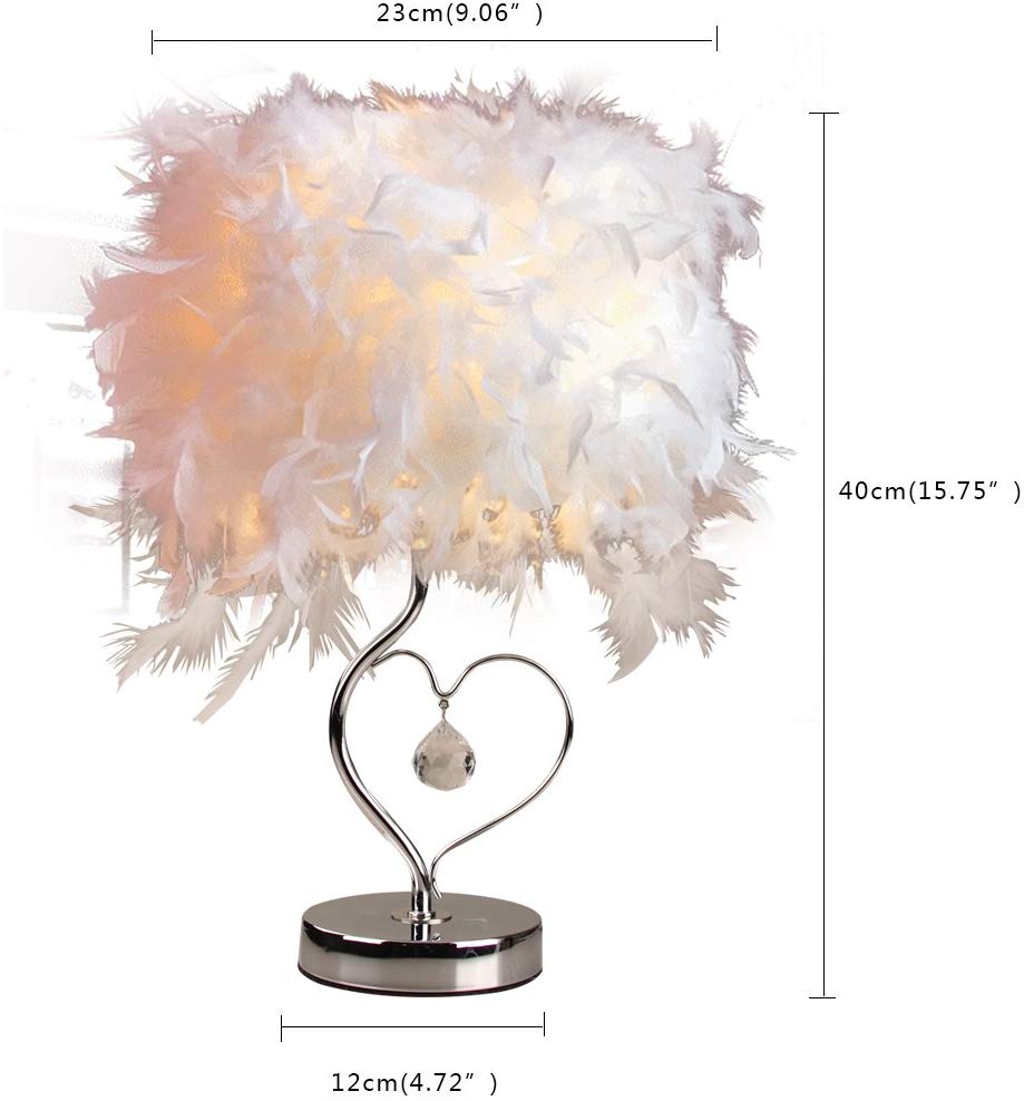 Elegant Glass Decorative Table Lamp