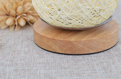 Natural Woven Table Lamp – Chic Home Decor