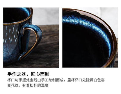 Vintage Style Ceramic Coffee Mug