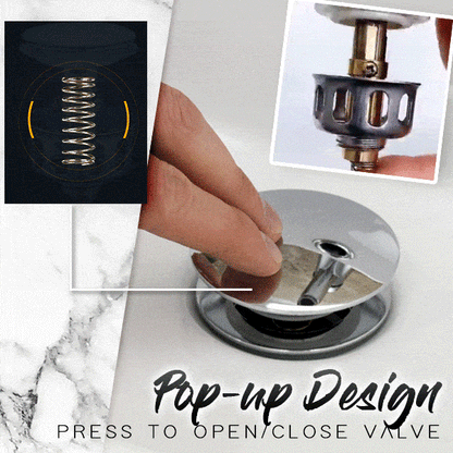 Easy Clean Bathroom Sink Drain Filter