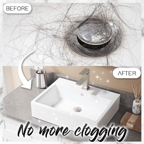 Easy Clean Bathroom Sink Drain Filter