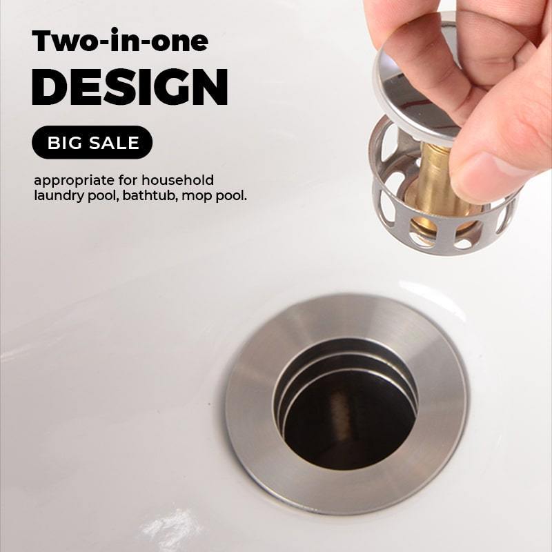Easy Clean Bathroom Sink Drain Filter