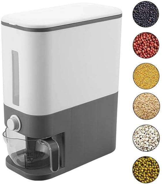 Colorful Water-Resistant Rice Storage Container