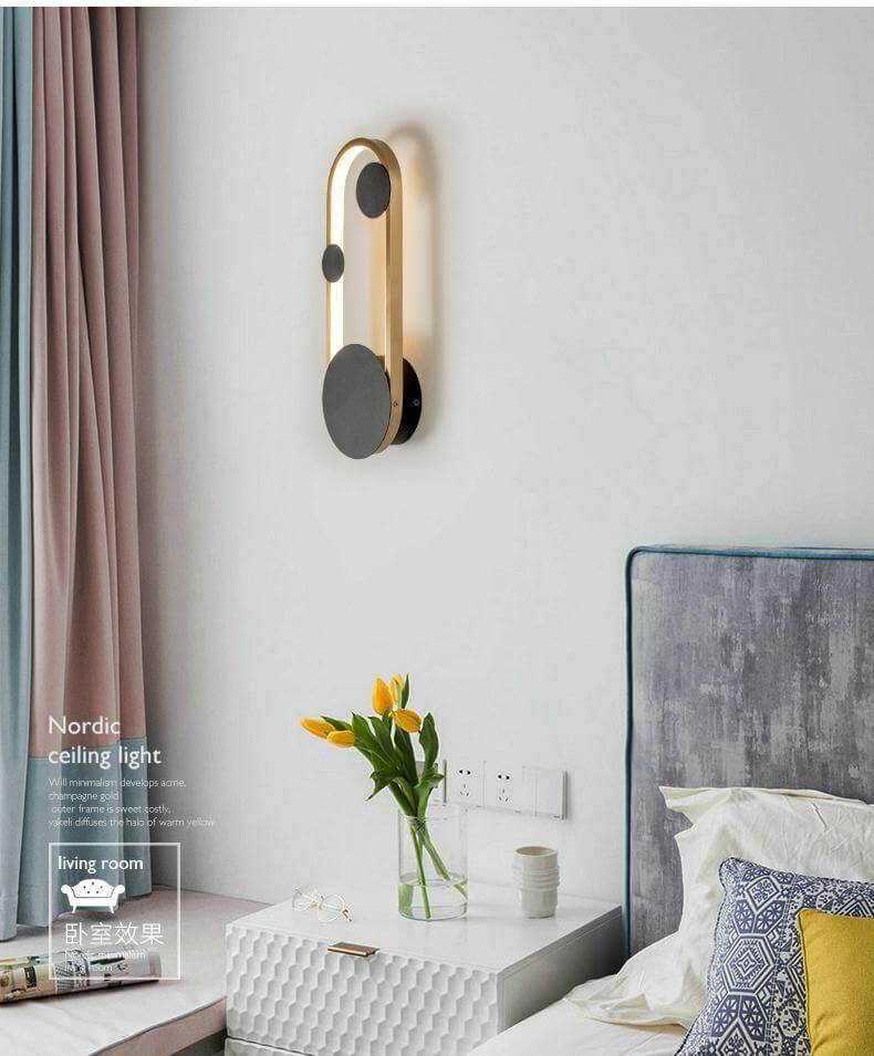 Simple Elegant LED Wooden Wall Light