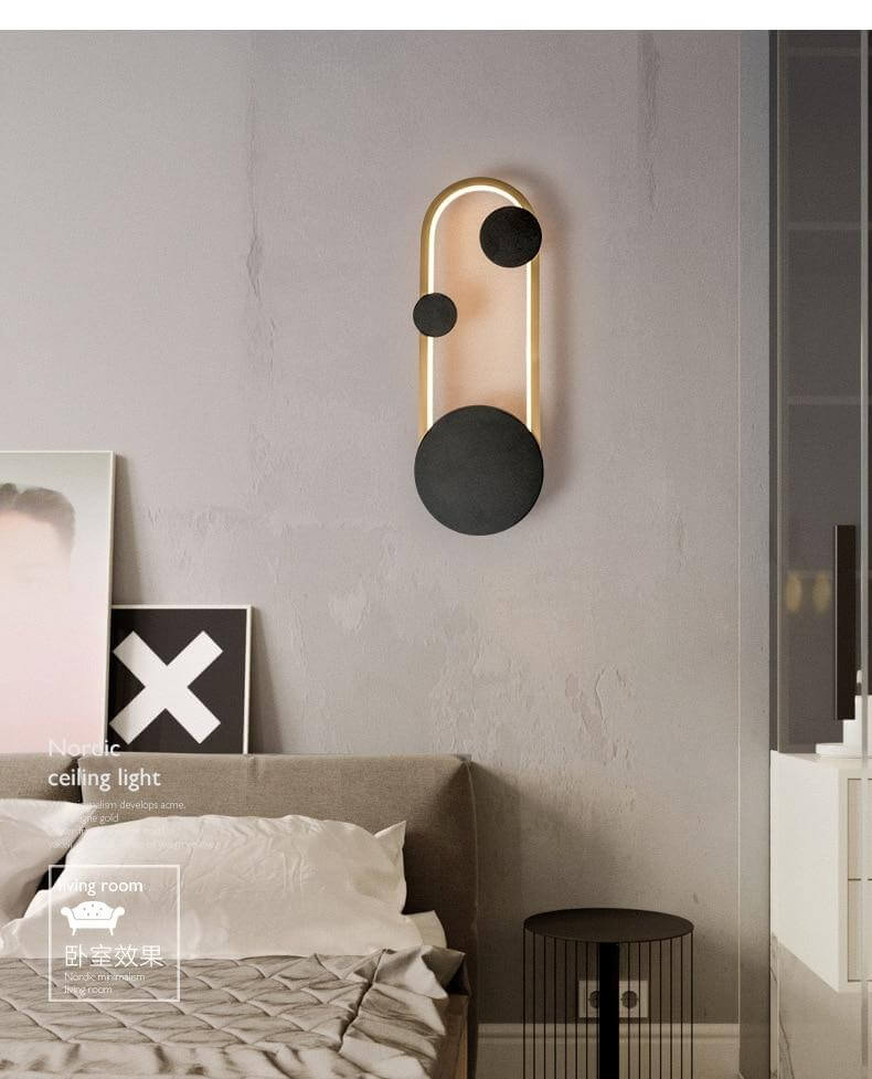 Simple Elegant LED Wooden Wall Light