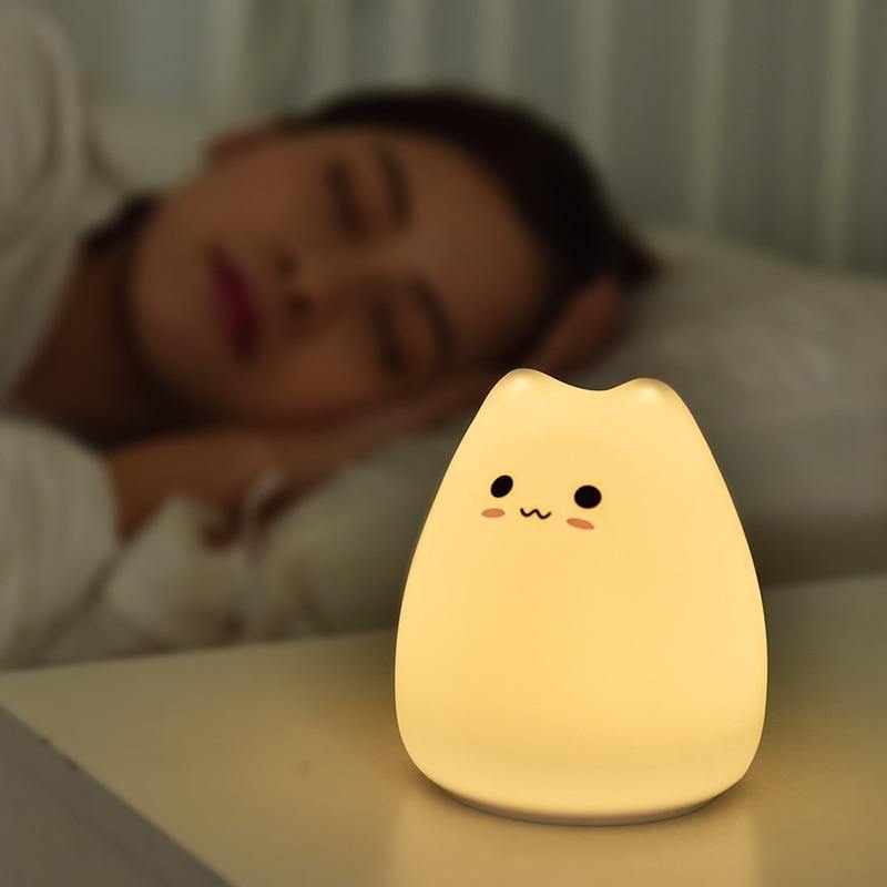 Fun LED Cat Nightlight Lamp