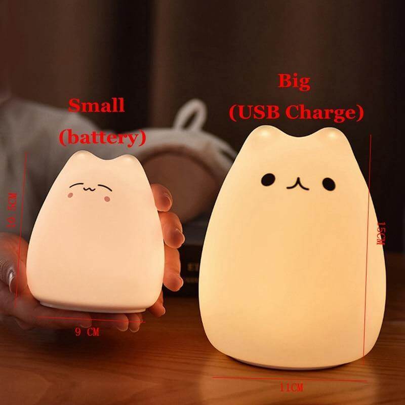 Fun LED Cat Nightlight Lamp