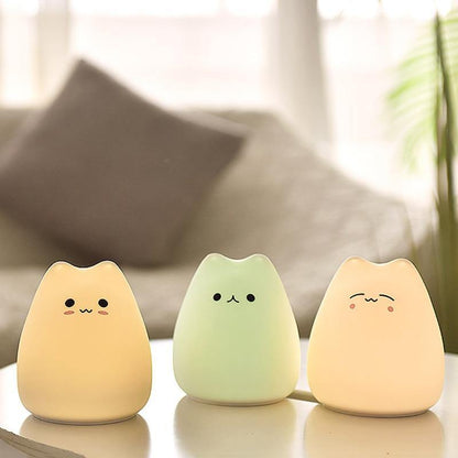 Fun LED Cat Nightlight Lamp