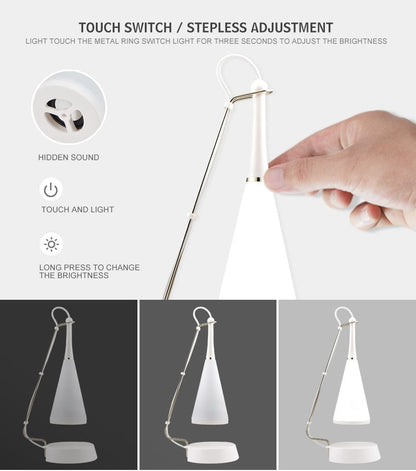 Wireless Bluetooth Desk Lamp with LED Light