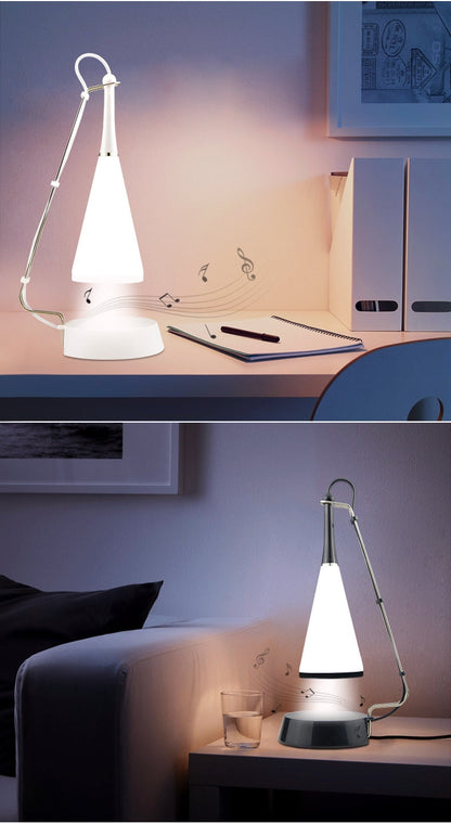 Wireless Bluetooth Desk Lamp with LED Light