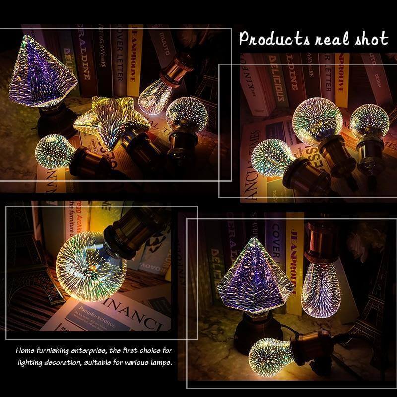 Vibrant 3D LED Table Lamp