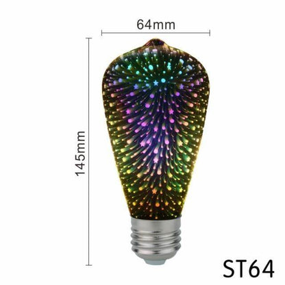Vibrant 3D LED Table Lamp