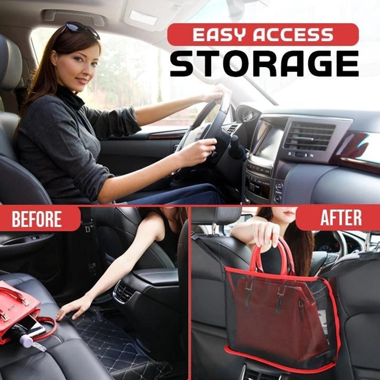 Practical Car Purse Storage Organizer - Cofik