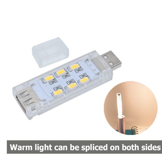 Compact Plug in LED Bedside Lamp
