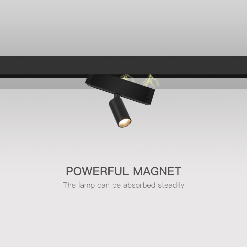 Slim Black LED Magnetic Strip Lighting System - Cofik