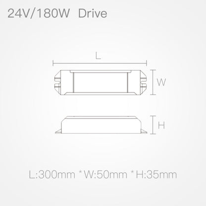 Slim Black LED Magnetic Strip Lighting System