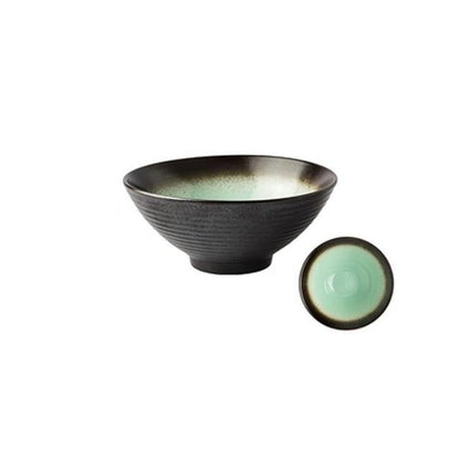 Colorful Japanese Noodle Soup Bowl Set