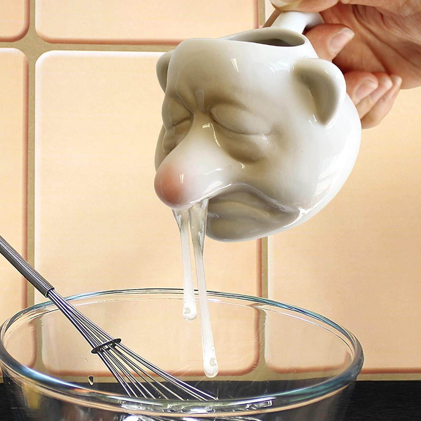 Easy Egg Yolk Separator Ceramic Tool - Cofik