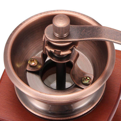 Traditional Handheld Wood Coffee Mill Grinder