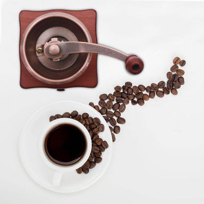 Traditional Handheld Wood Coffee Mill Grinder