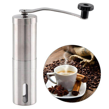 Traditional Handheld Wood Coffee Mill Grinder