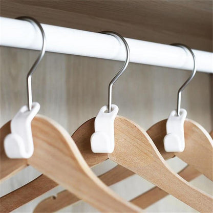 Space Saving Closet Hooks Organizer