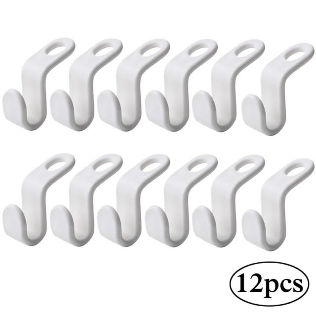 Space Saving Closet Hooks Organizer