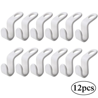 Space Saving Closet Hooks Organizer