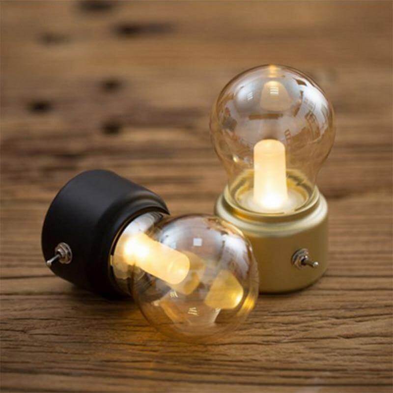 Retro Style Glass Table Lamp - Cofik
