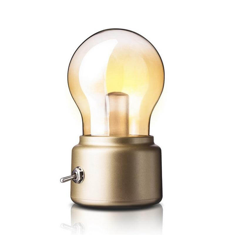 Retro Style Glass Table Lamp